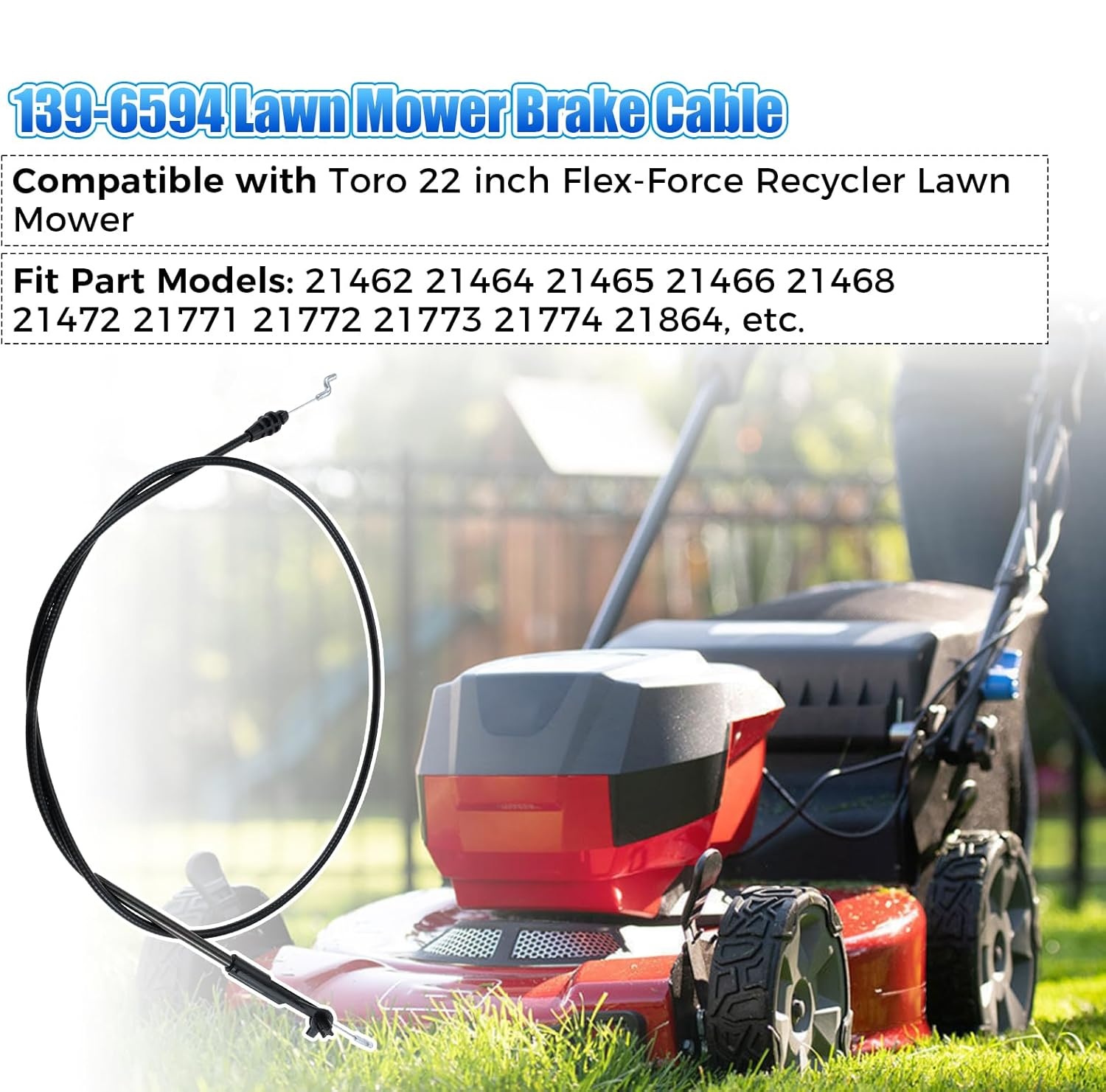 Gardening Tools B&M - Трос тормозной PP B&S 139-6594 для
