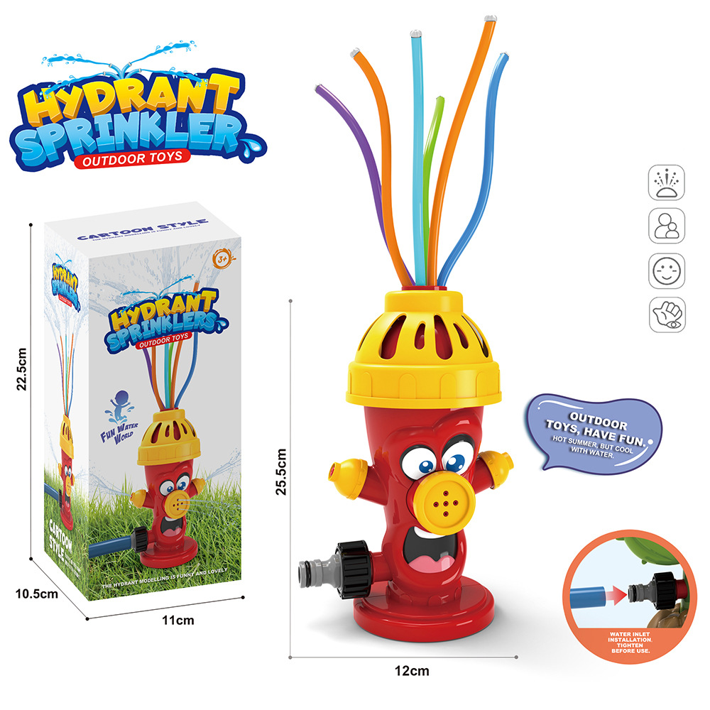 Gardening Tools Cartoon - Игрушка-разбрызгиватель для воды в виде гидранта,