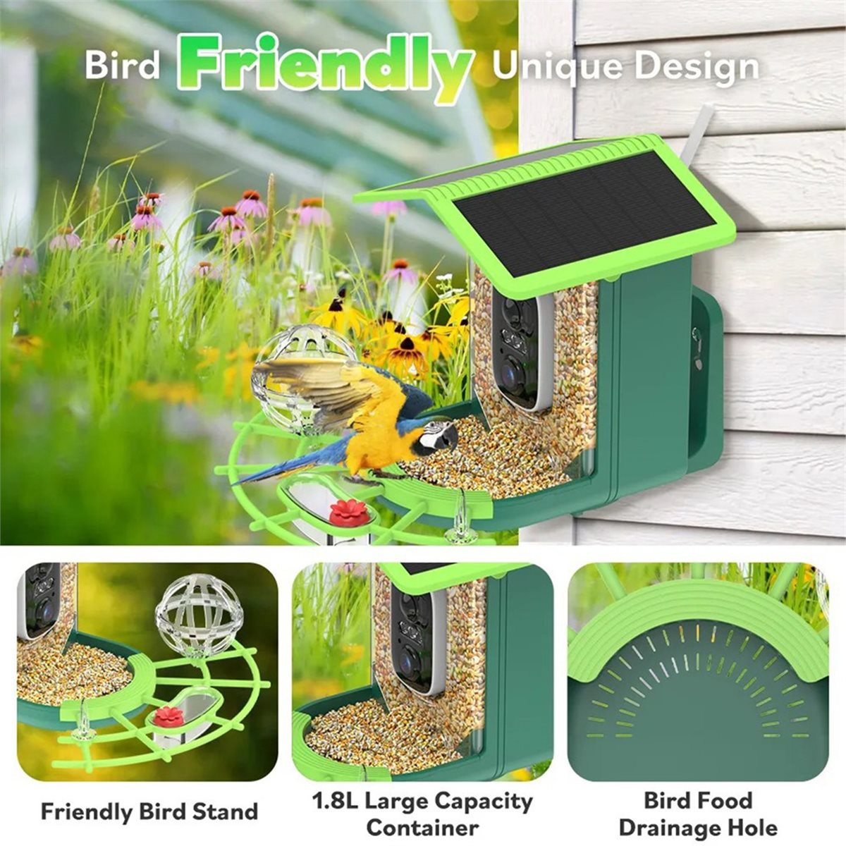 Gardening Tools Video - Умная камера-кормушка для птиц ABPP с