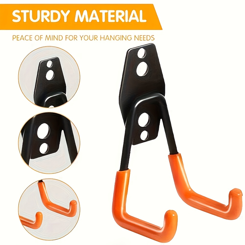 Gardening Tools Heavy Duty - 1 шт. Сверхпрочные стальные настенные крючки