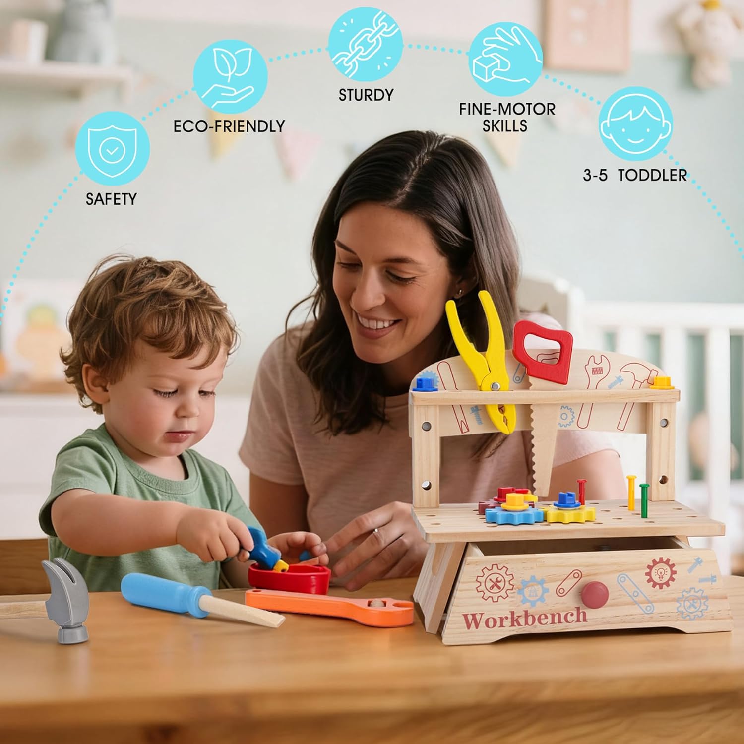Деревянная скамейка для инстру – обзор и цена Gardening Tools Kids