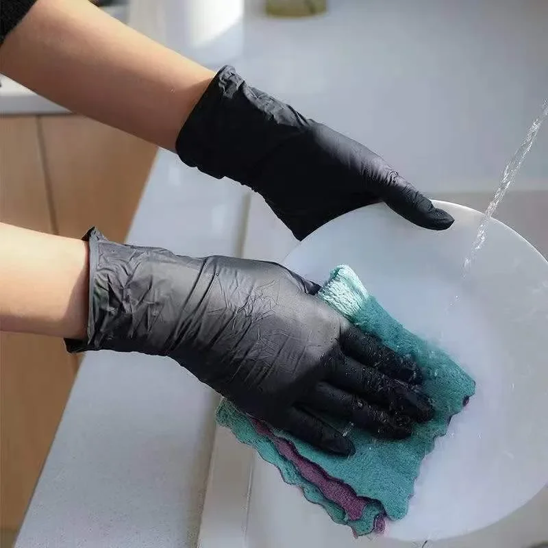 Одноразовые черные нитриловые  – обзор и цена Gardening Tools Gloves