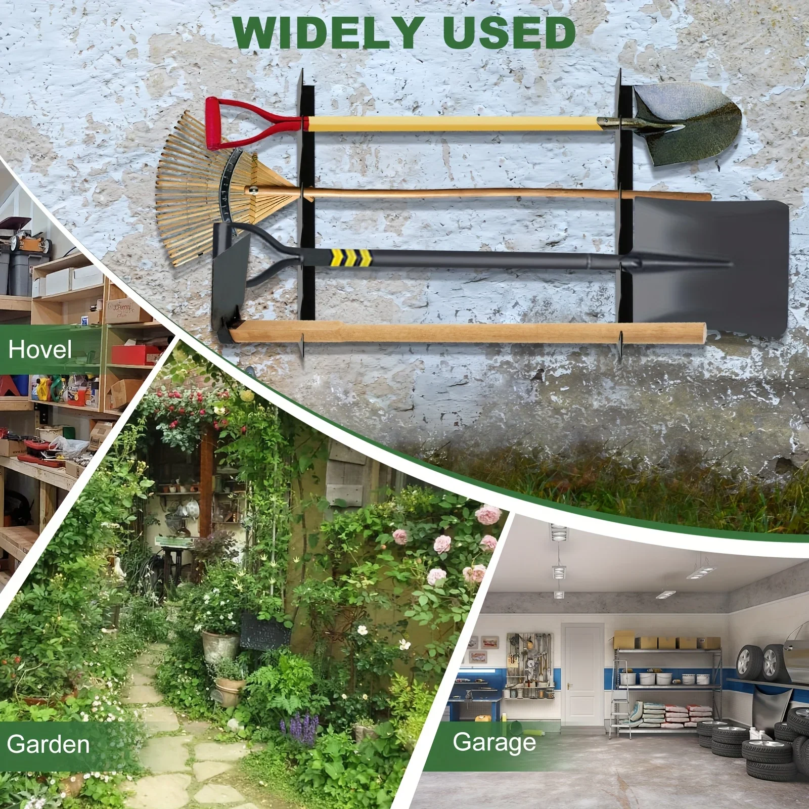 Настенный металлический держат – обзор и цена Gardening Tools Rack