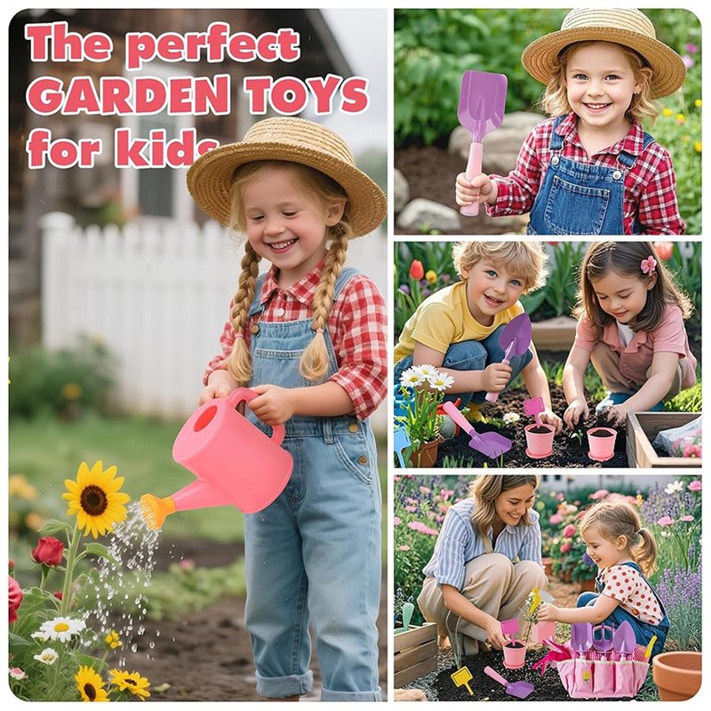 Набор детских садовых инструме – обзор и цена Gardening Tools Kit For Kids