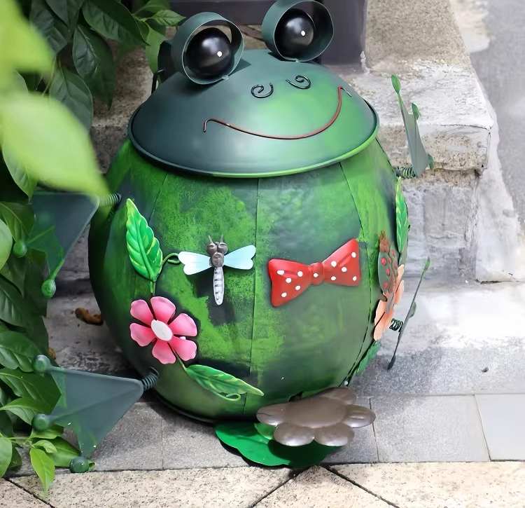 Кованое железное мусорное ведр – обзор и цена Gardening Tools Cartoon