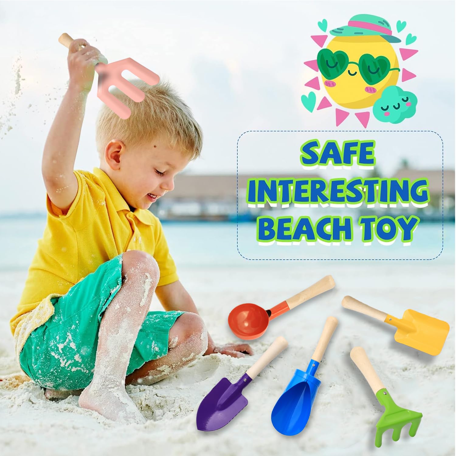 Красочный многофункциональный  – обзор и цена Gardening Tools Kit For Kids