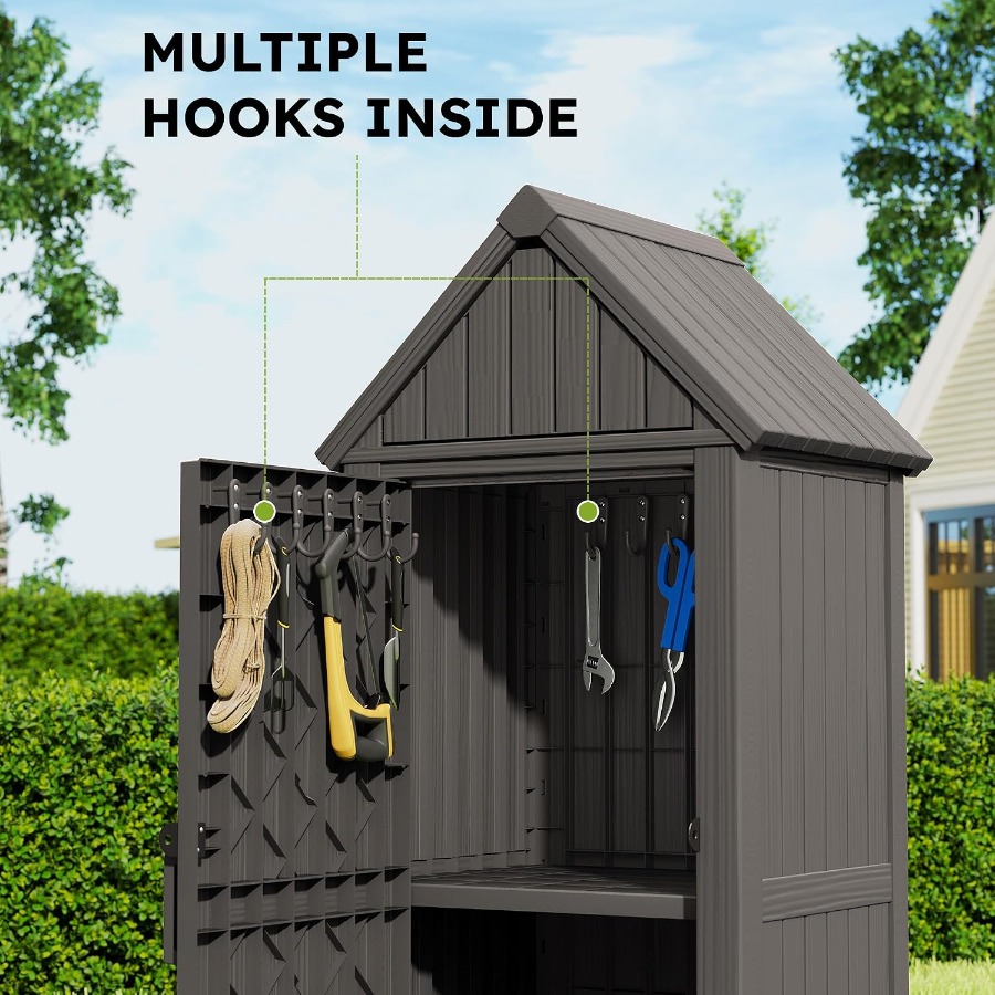 Вертикальный уличный сарай для – обзор и цена Gardening Tools B&M