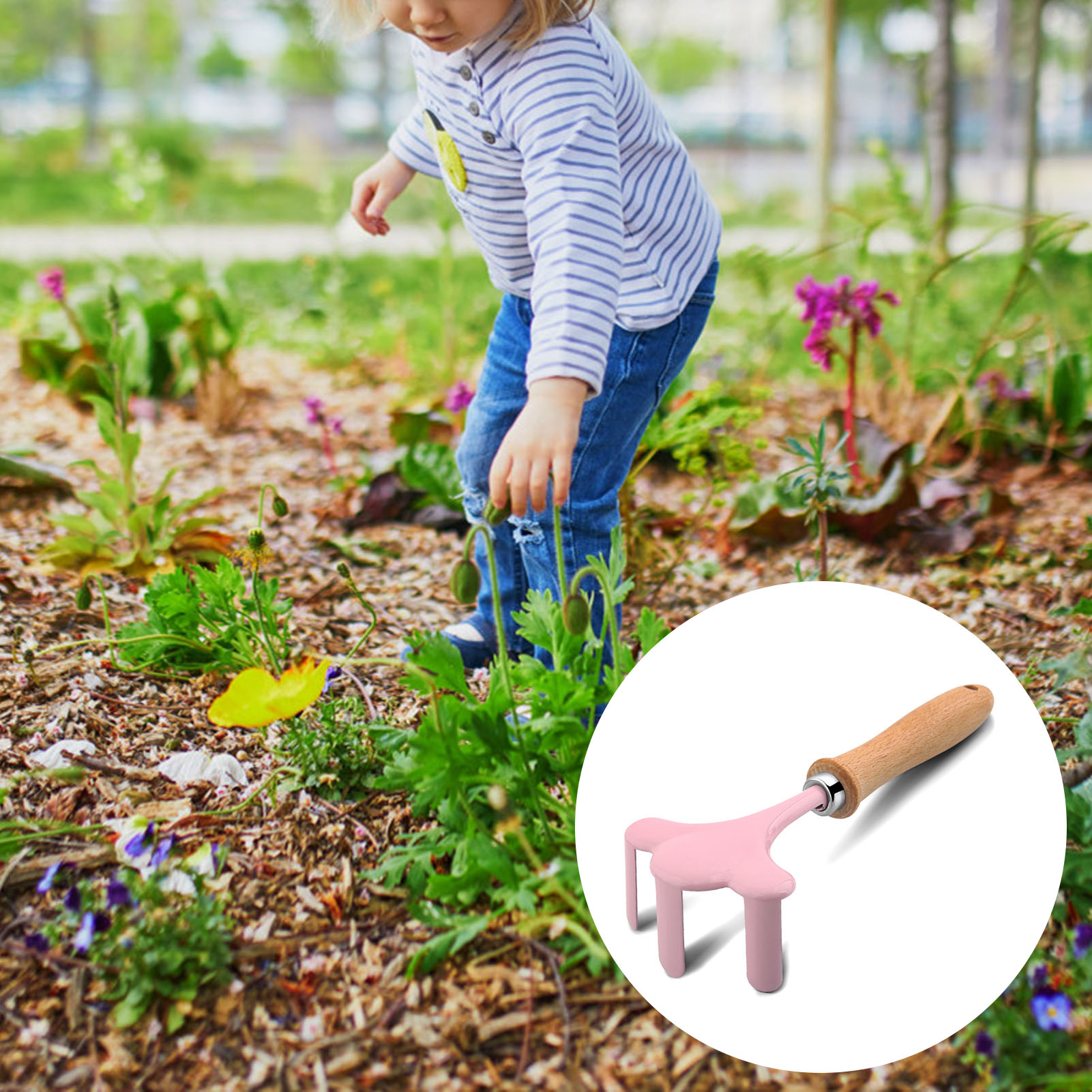 Набор для садоводства с деревя – обзор и цена Gardening Tools Kit For Kids