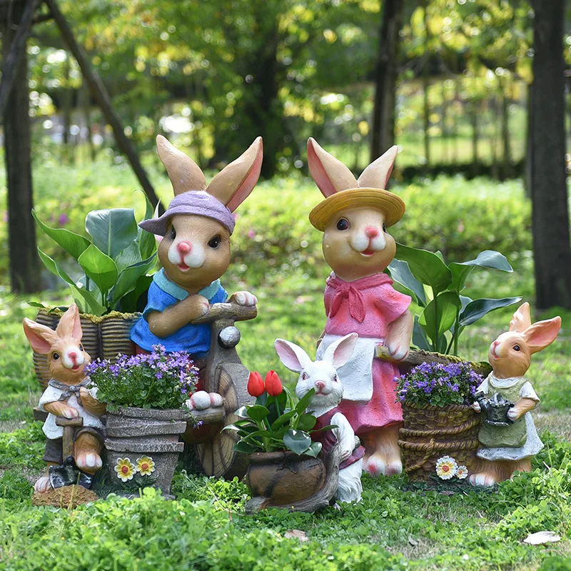 Мультяшный кролик, цветочный г – обзор и цена Gardening Tools Cartoon