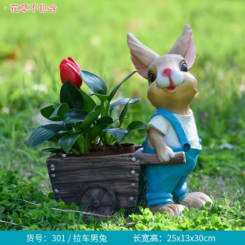 Мультяшный кролик, цветочный г – обзор и цена Gardening Tools Cartoon